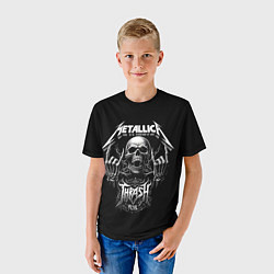 Футболка детская Thrash metal - Metallica group, цвет: 3D-принт — фото 2