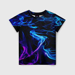 Футболка детская Color blue pink, цвет: 3D-принт