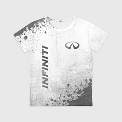 Футболка детская Infiniti - white gradient вертикально, цвет: 3D-принт