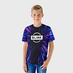 Футболка детская Blackpink neon energy, цвет: 3D-принт — фото 2