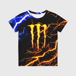 Футболка детская Monster energy шторм, цвет: 3D-принт