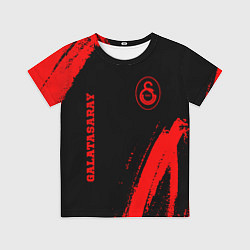 Футболка детская Galatasaray - red gradient вертикально, цвет: 3D-принт