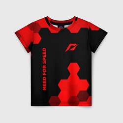 Футболка детская Need for Speed - red gradient вертикально, цвет: 3D-принт