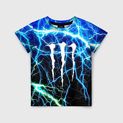 Футболка детская Monster energy electro, цвет: 3D-принт