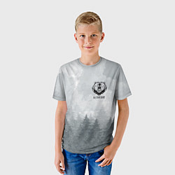Футболка детская Лес мой храм - медведь русич, цвет: 3D-принт — фото 2