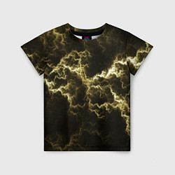 Футболка детская Lightning yellow, цвет: 3D-принт