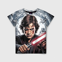 Футболка детская Энакин Скайуокер Anakin Skywalker, цвет: 3D-принт