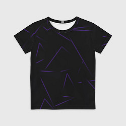 Детская футболка Color purple line