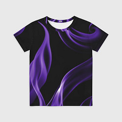 Футболка детская Purple abstraction, цвет: 3D-принт