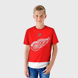 Футболка детская Detroit Red Wings red, цвет: 3D-принт — фото 2