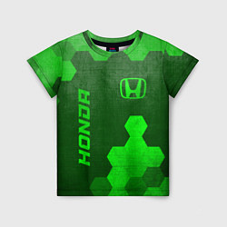 Футболка детская Honda - green gradient вертикально, цвет: 3D-принт