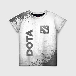 Футболка детская Dota - white gradient вертикально, цвет: 3D-принт