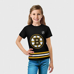 Футболка детская Бобби Орр - Бостон Брюинз, цвет: 3D-принт — фото 2