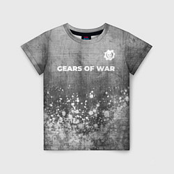 Футболка детская Gears of War - grey gradient посередине, цвет: 3D-принт