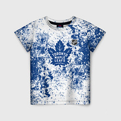 Футболка детская Toronto Maple Leafs NHL white, цвет: 3D-принт