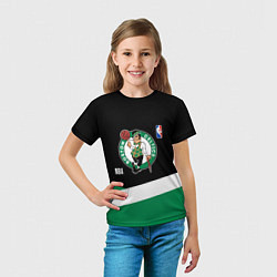 Футболка детская Бостон Селтикс НБА, цвет: 3D-принт — фото 2