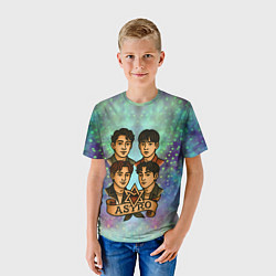 Футболка детская Astro в стиле татуировки, цвет: 3D-принт — фото 2