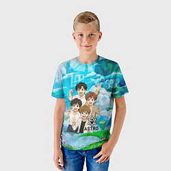 Футболка детская Astro в аниме стиле, цвет: 3D-принт — фото 2