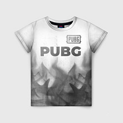 Футболка детская PUBG - white gradient посередине, цвет: 3D-принт