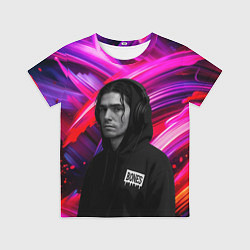 Футболка детская Bones в наушниках, цвет: 3D-принт