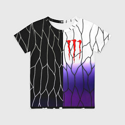 Футболка детская Monster energy steel, цвет: 3D-принт