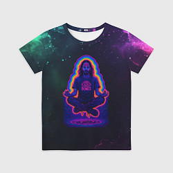 Футболка детская Bones медитация в космосе, цвет: 3D-принт