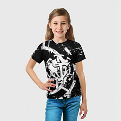 Футболка детская Doom smile game, цвет: 3D-принт — фото 2