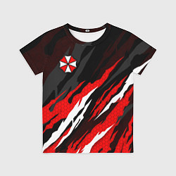 Футболка детская Umbrella - красное пламя, цвет: 3D-принт
