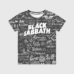 Футболка детская Black Sabbath pattern, цвет: 3D-принт