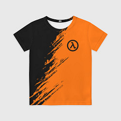 Футболка детская Half Life - black and orange, цвет: 3D-принт