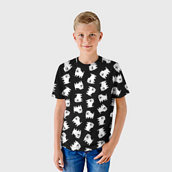 Футболка детская Annoying dog pattern - Undertale, цвет: 3D-принт — фото 2