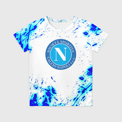 Футболка детская Наполи текстура краски, цвет: 3D-принт