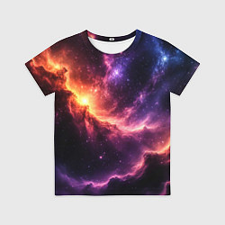 Футболка детская Фантастические космические туманы, цвет: 3D-принт