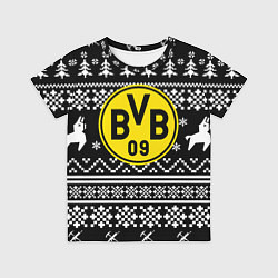 Футболка детская Borussia x fortnite pattern, цвет: 3D-принт