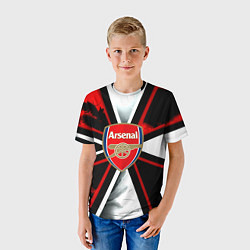 Футболка детская Arsenal umbrella corp, цвет: 3D-принт — фото 2