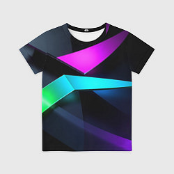 Футболка детская Neon colored geometric, цвет: 3D-принт