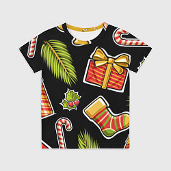 Футболка детская Рождественский вайб, цвет: 3D-принт