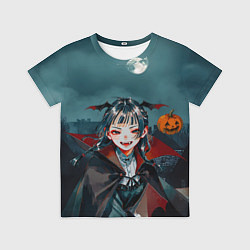 Футболка детская Вампирша МаоМао - Монолог Фармацевта аниме Хэллоуи, цвет: 3D-принт