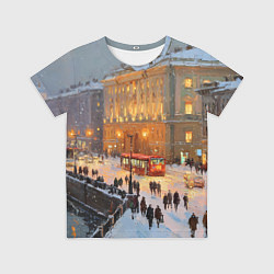 Футболка детская Предновогодний Санкт-Петербург, цвет: 3D-принт