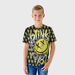 Футболка детская Blink-182: Smile, цвет: 3D-принт — фото 2