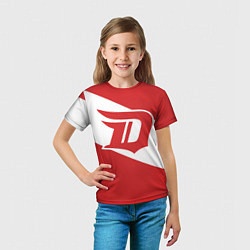 Футболка детская Detroit Red Wings D, цвет: 3D-принт — фото 2