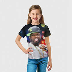 Футболка детская 50 cent, цвет: 3D-принт — фото 2