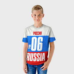 Футболка детская Russia: from 06, цвет: 3D-принт — фото 2