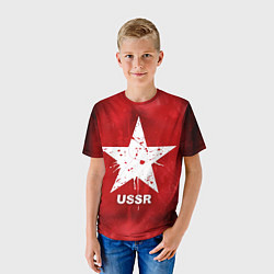 Футболка детская USSR Star, цвет: 3D-принт — фото 2