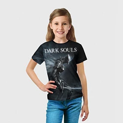 Футболка детская Dark Souls, цвет: 3D-принт — фото 2
