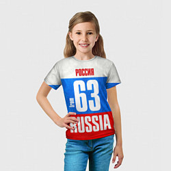Футболка детская Russia: from 63, цвет: 3D-принт — фото 2