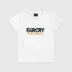 Футболка хлопковая детская Far Cry: Primal Logo, цвет: белый