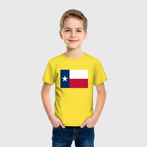Детская футболка Техас / Желтый – фото 3