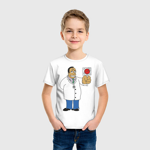 Детская футболка Dr Hibbert / Белый – фото 3