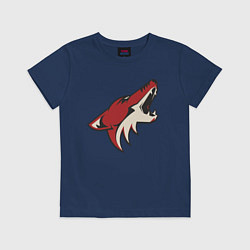Футболка хлопковая детская Phoenix Coyotes, цвет: тёмно-синий